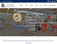 Tablet Screenshot of obi.ca